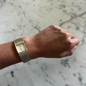 Elegant Gold and Silver Women's Watch
